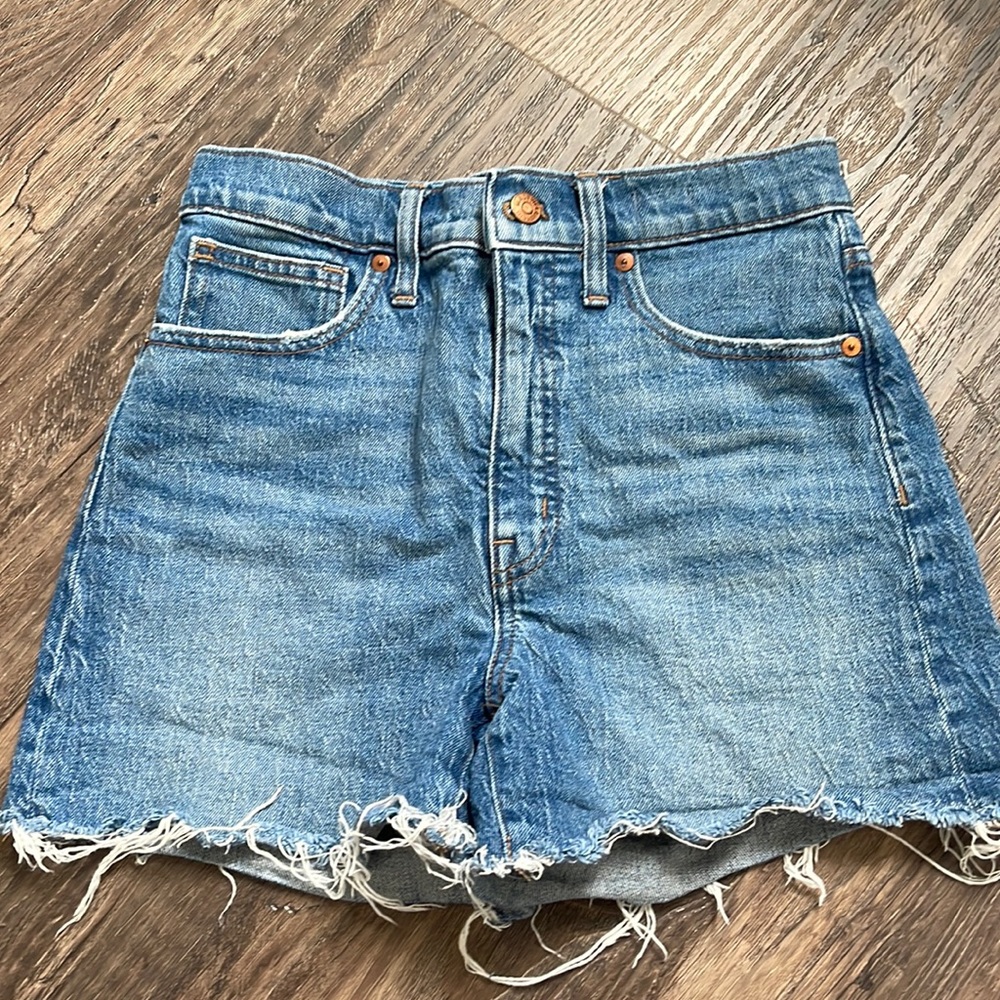 Madewell High Rise Denim Short